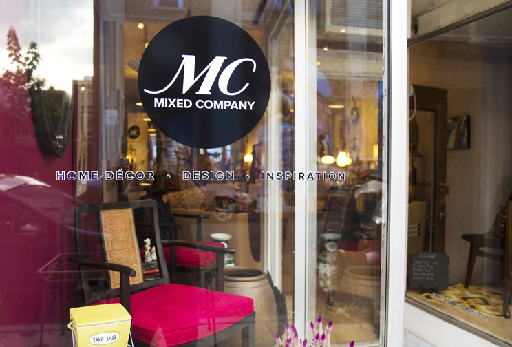 Wet applications are commonly used for lettering on glass.