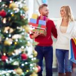 Couple with gifts