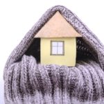 Paper house in wool