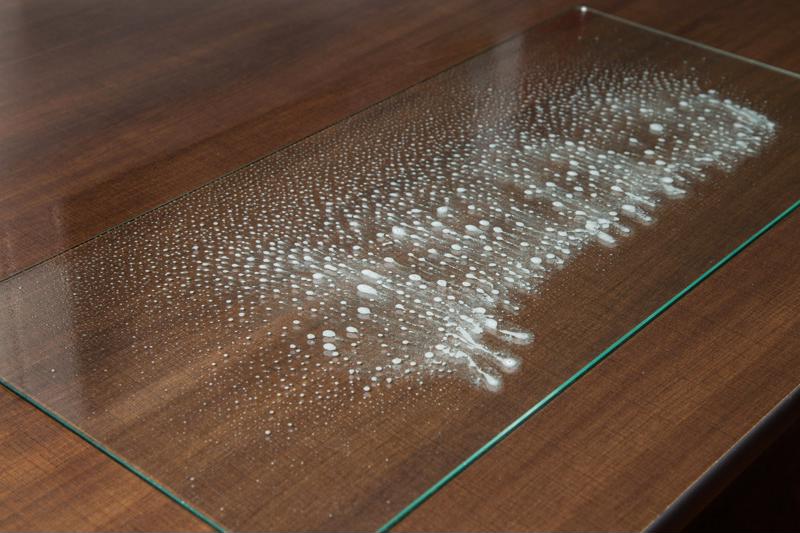 Too much application fluid is messy and requires more time for the vinyl to set up.